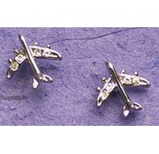 Silver Jet Earrings