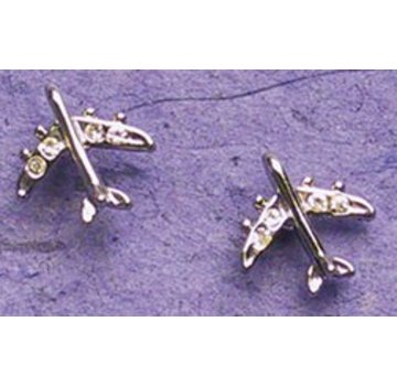 Silver Jet Earrings