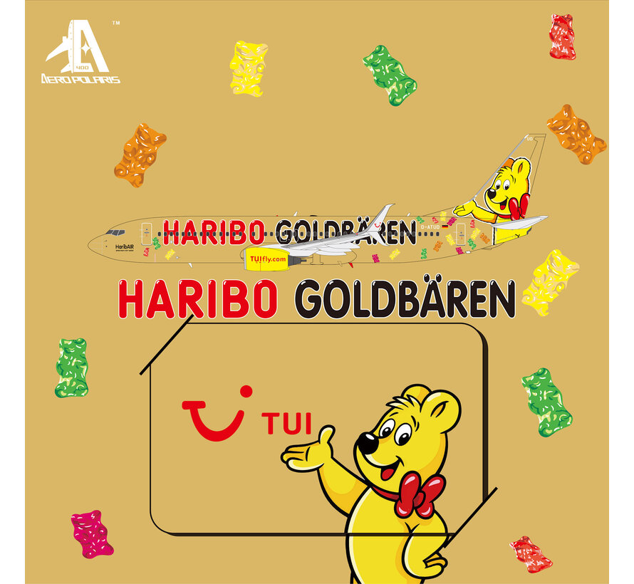B737-800S TUI Fly Germany Haribo Goldbaren D-ATUD 1:400 scimitars +New Arrival