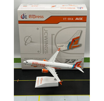 JC Wings B737-8 MAX Air India Express new livery 2023 VT-BXA 1:200