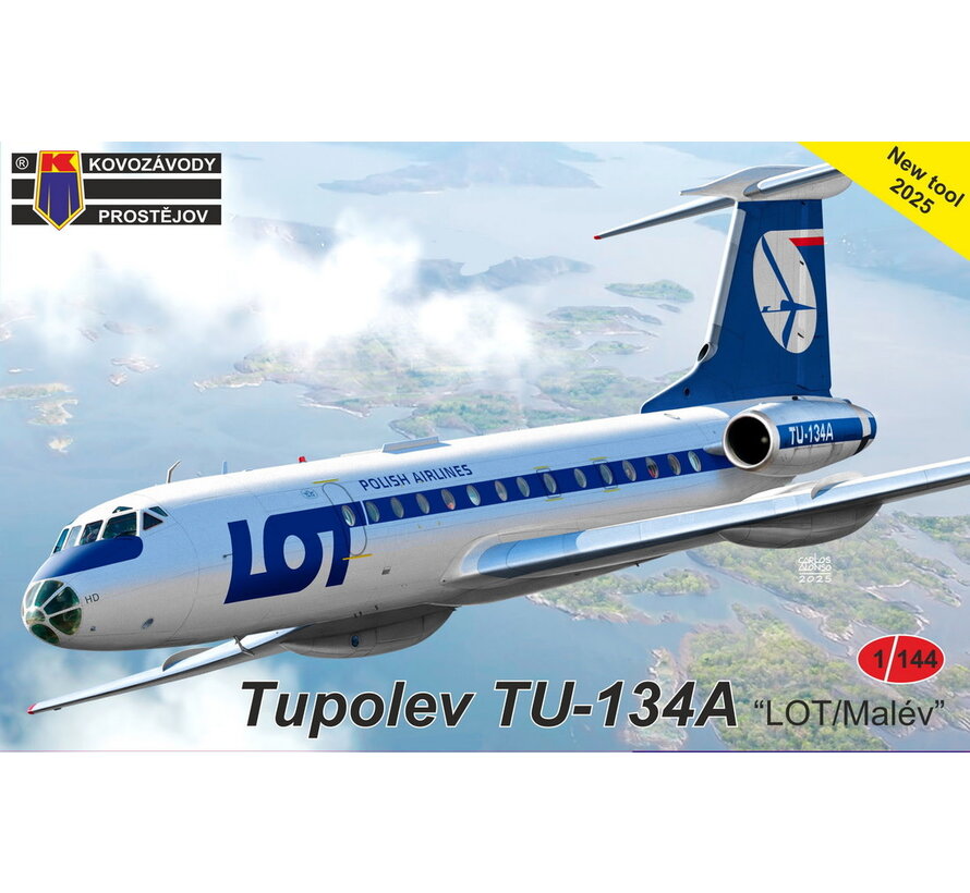 Tu-134A-3 'Malev/LOT' 1:144 New Tool 2025
