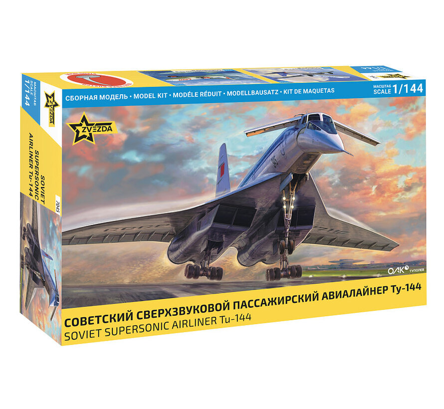 Tupolev TU-144 Aeroflot 1:144 New tool 2025