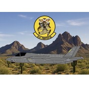 3D Design Deck F35A Lightning II USAF 61 Fighter Squadron LF Luke AFB 11-5035 1:400 +New Arrival+