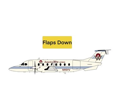 3D Design Deck Beech B1900D America West Express N82YV 1:200 flaps down +pre-order+