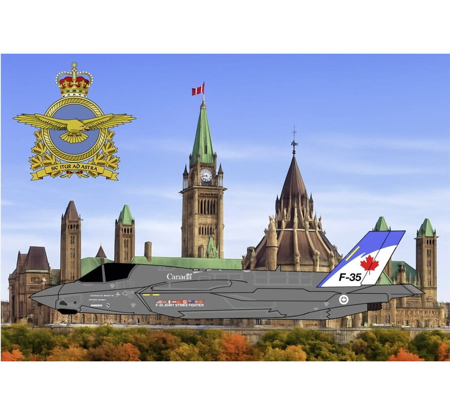 CF35A RCAF Canadian Air & Space Museum CASM Ottawa wooden mockup 2010 1:400 +New Arrival+