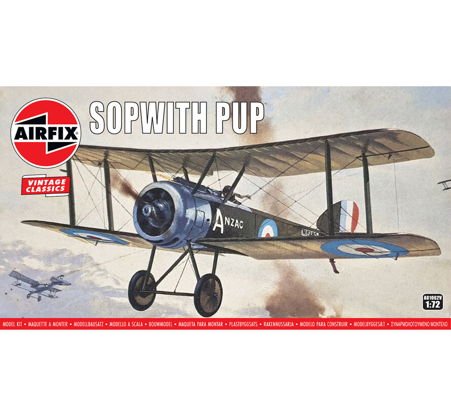 Sopwith Pup N6185, No.4 Squadron, RNAS, 1917 1:72 Vintage Classic