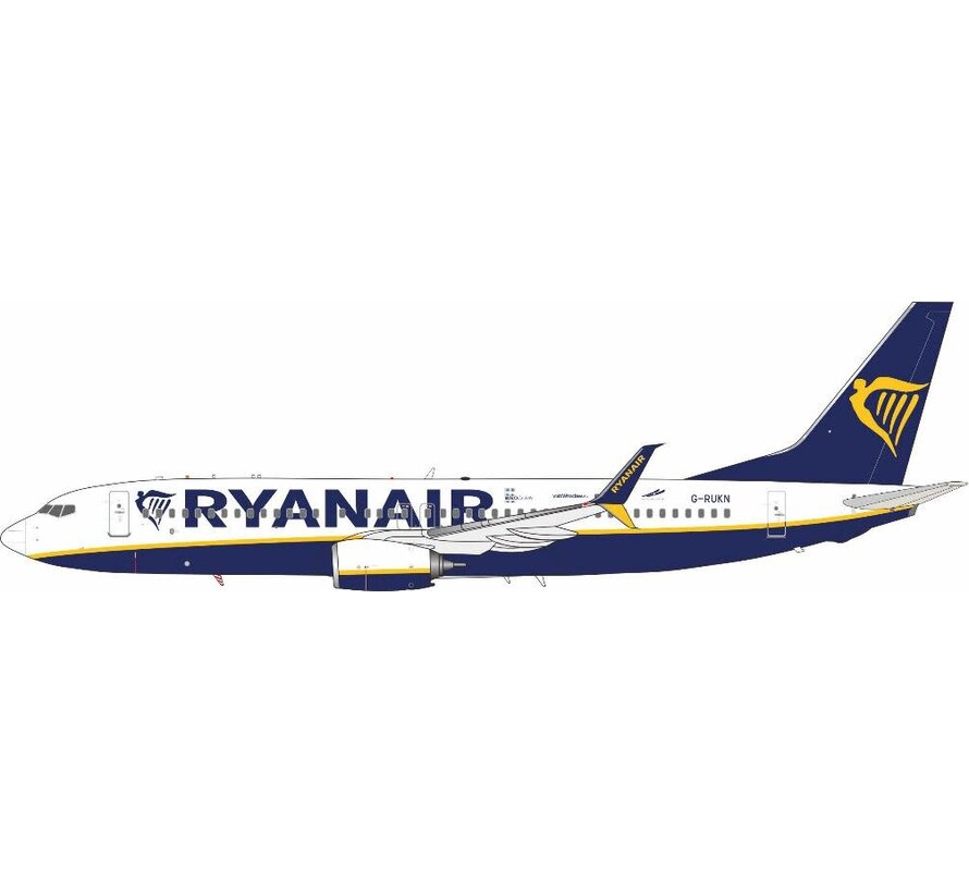 B737-800S Ryanair UK Visit Wroclaw G-RUKN 1:200 scimitars +pre-order+