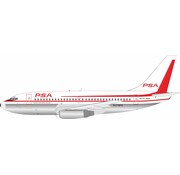 InFlight B737-200 PSA old livery red white N378PS 1:200 polished +pre-order+
