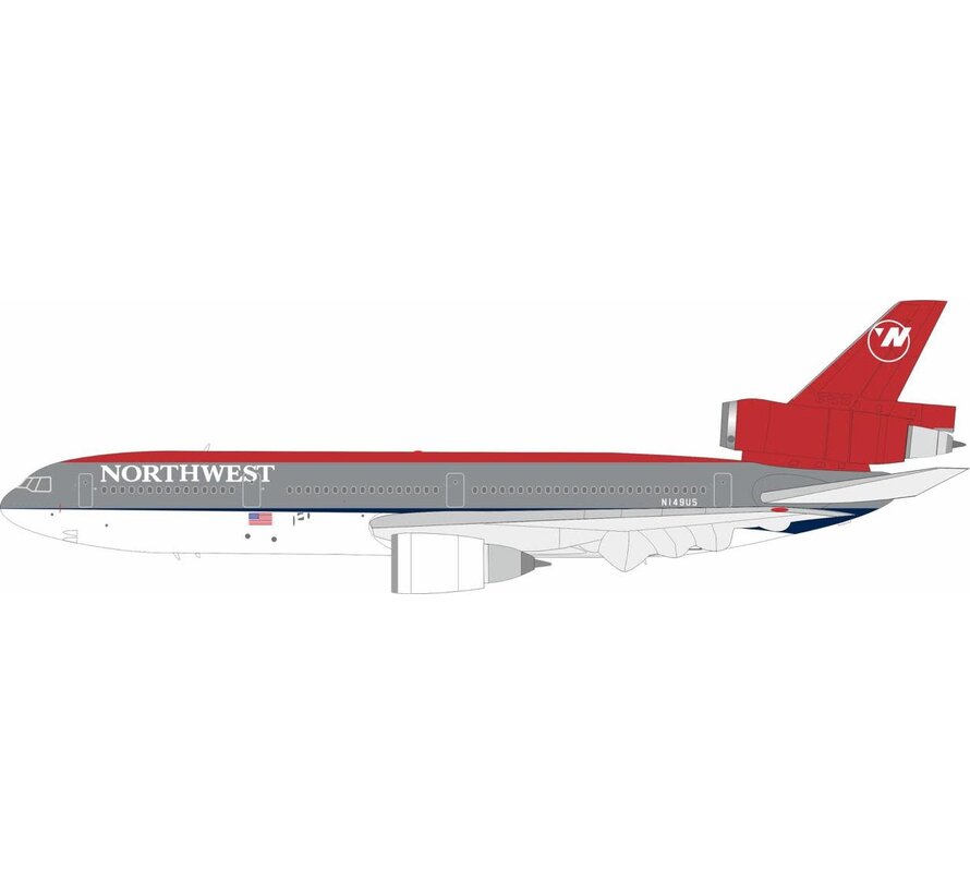 DC10-40 Northwest Airlines bowling shoe livery N149US 1:200 (4th) +pre-order+