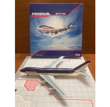 bigbird BigBird B747-249FSCD FEDEX N633FE 'Clifford G. Groh' 1:400**Collection sale
