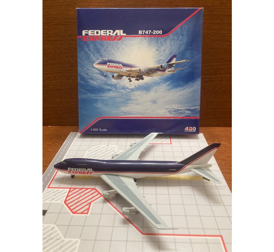BigBird B747-249FSCD FEDEX N633FE 'Clifford G. Groh' 1:400**Collection sale