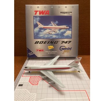 Gemini Jets B747-100 TWA N93103 'Double Globe' 1:400**Collection sale
