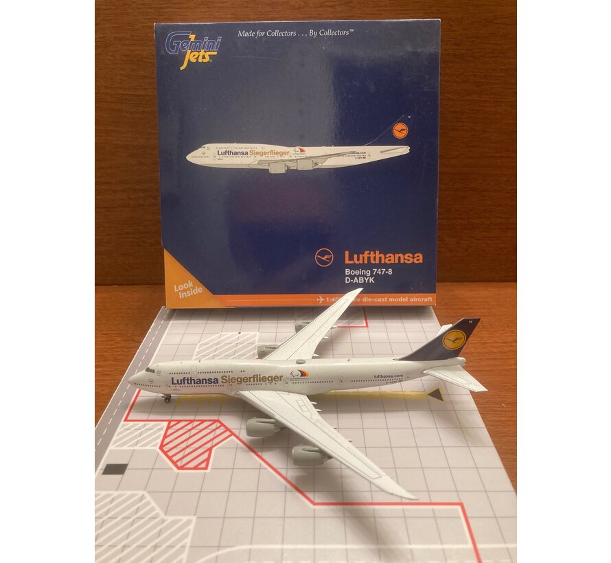 B747-8I Lufthansa D-ABYK 'Siegerflieger' 1:400**Collection sale