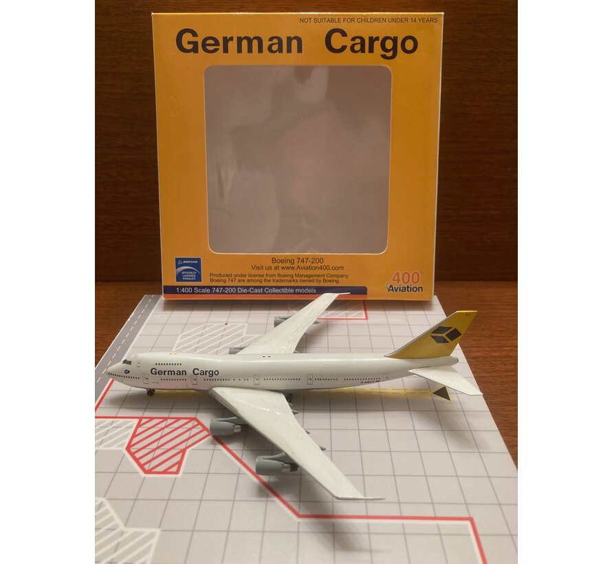 AV400 B747-200BFSCD German Cargo D-ABYY 1:400**Collection sale