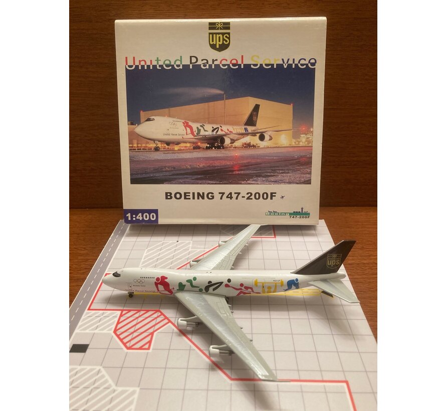 BlueBox B747-200F UPS N521UP 'Olympic' 1:400**Collection sale