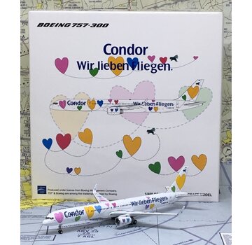 JC Wings B757-300W Condor Wir lieben Fliegen D-ABON 1:400**Collection sale