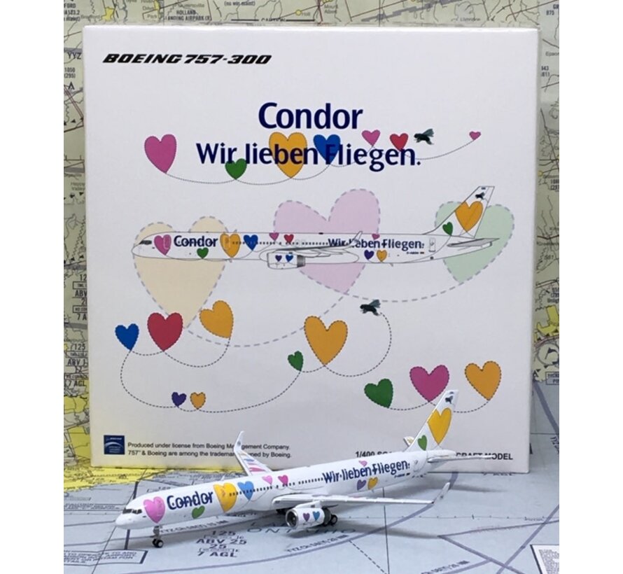 B757-300W Condor Wir lieben Fliegen D-ABON 1:400**Collection sale