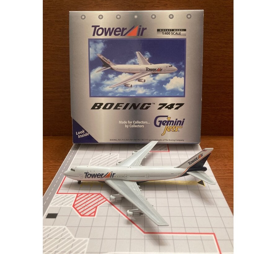 B747-100 Tower Air N606FF 1:400**Collection sale