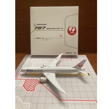 JC Wings B787-9 Dreamliner JAL Japan Airlines Oneworld JA861J 1:400 flaps down **Collection sale