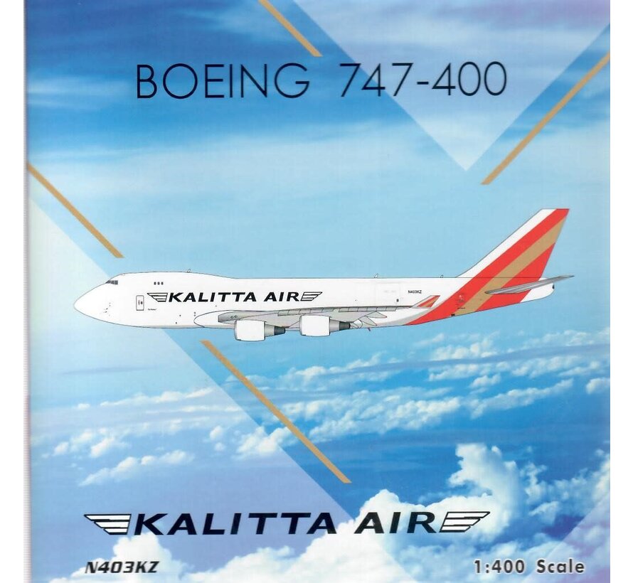 B747-400F Kalitta Air N403KZ 1:400 **Collection sale