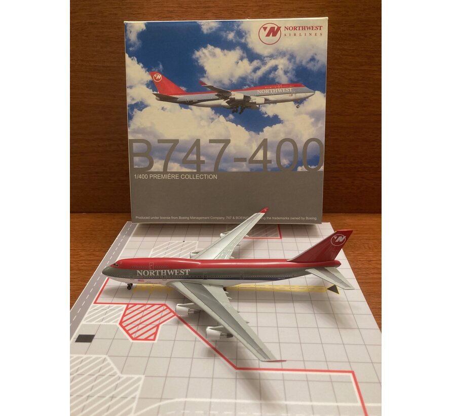 B747-400 Northwest N671US 'City Of Detroit' [Bowling shoe] 1:400 **Collection sale