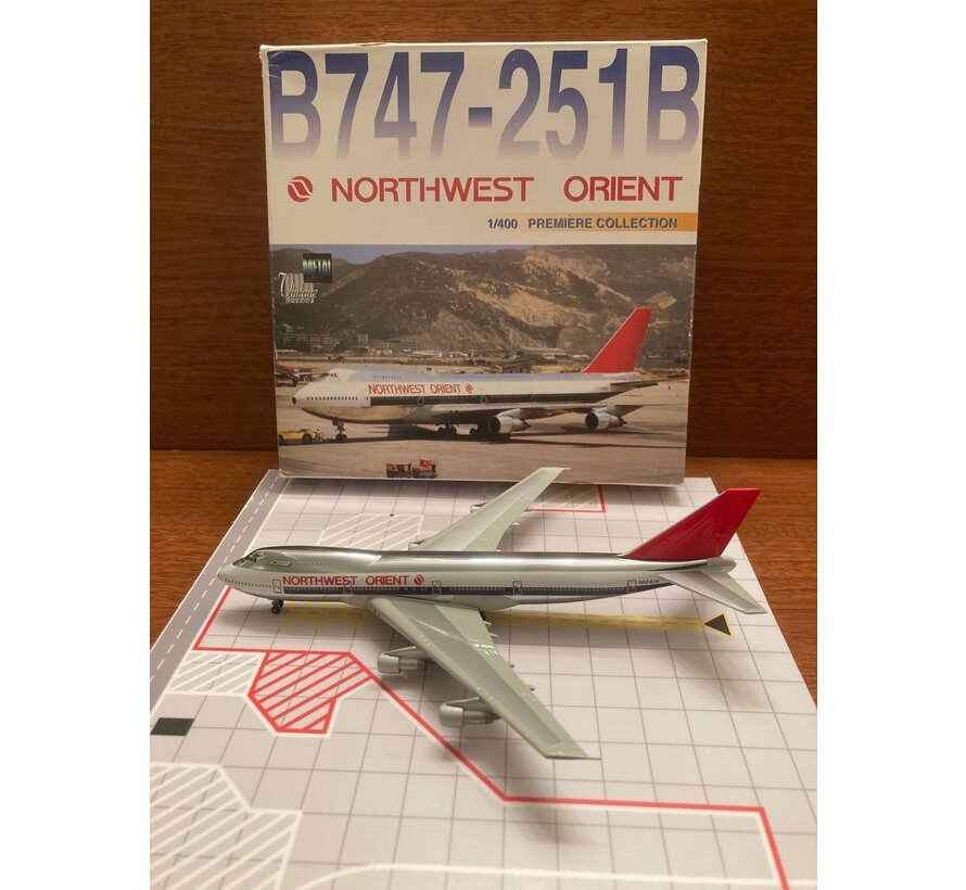 B747-200 Northwest Orient N624US [chromed] 1:400**Collection sale