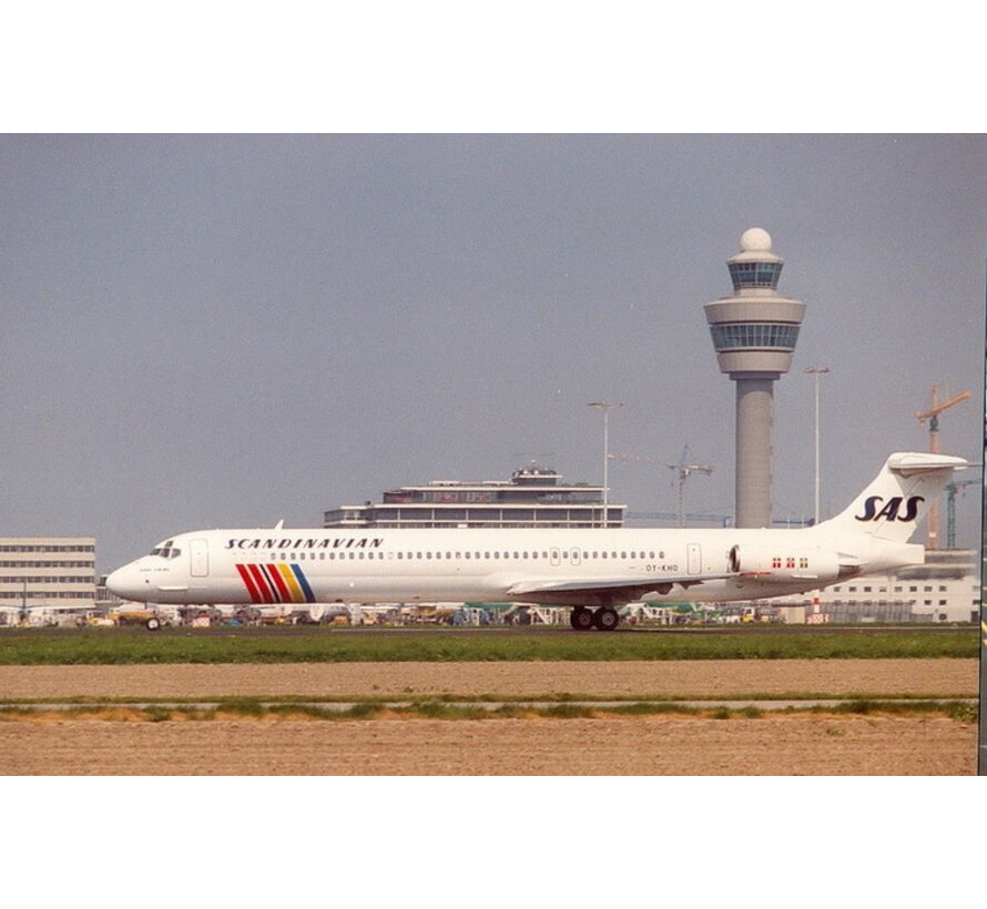 MD81 SAS Scandinavian 1983 rainbow livery OY-KHO 1:400 +pre-order+