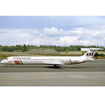 Phoenix Diecast MD82 SAS Scandinavian 1983 rainbow livery LN-RMN 1:400 +pre-order+
