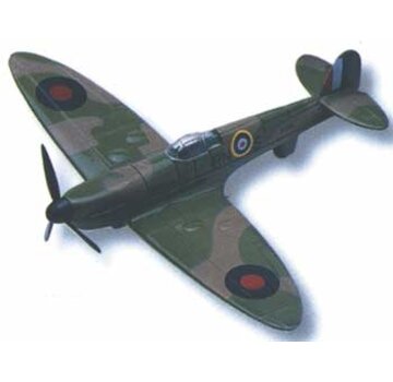 MotorMax Spitfire RAF camouflage RN-S  PT-350 1:100 diecast toy