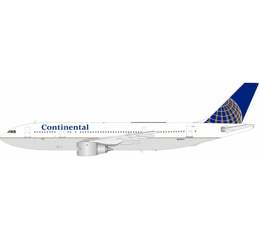 A300B4-203 Continental Airlines final livery N14977 1:200 +pre-order+