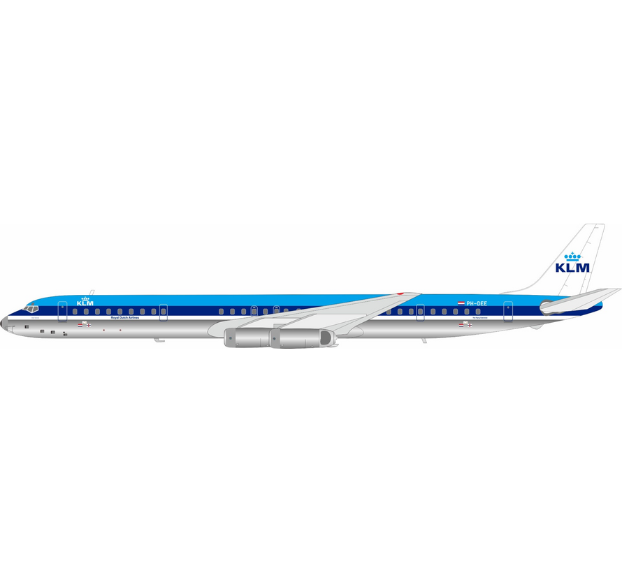 DC8-63 KLM Royal Dutch Airlines PH-DEE 1:200 +pre-order+