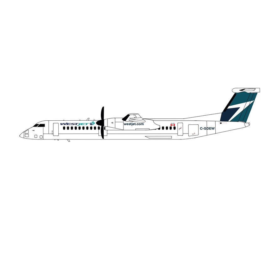 dash-8 Q400 Westjet Encore old livery C-GDEW 1:400  * New Arrival