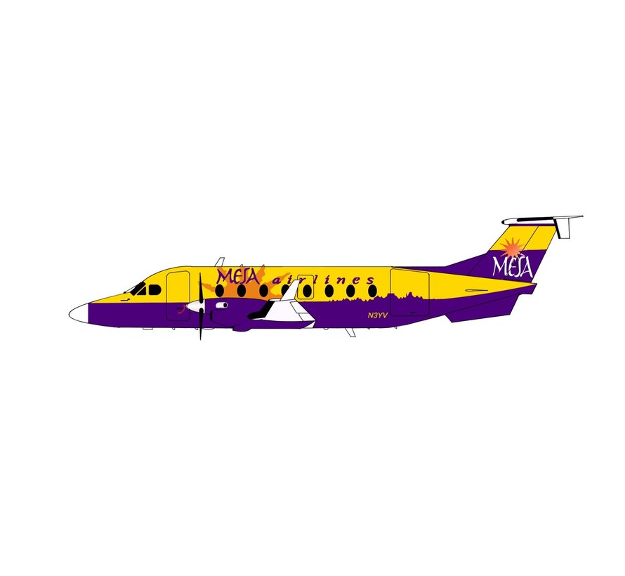 Beech B1900D Mesa Airlines Special Livery N3YV 1:400 +pre-order+