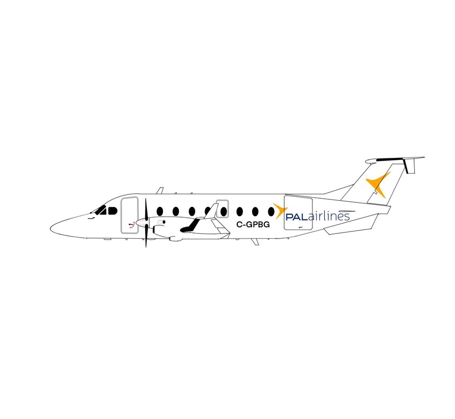 Beech B1900D PAL Airlines current livery C-GPBG 1:400 +pre-order+