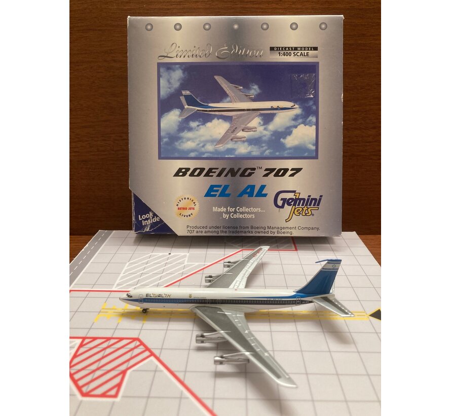 B707-320B/C ELAL 4X-ATS 1:400 **Collection sale