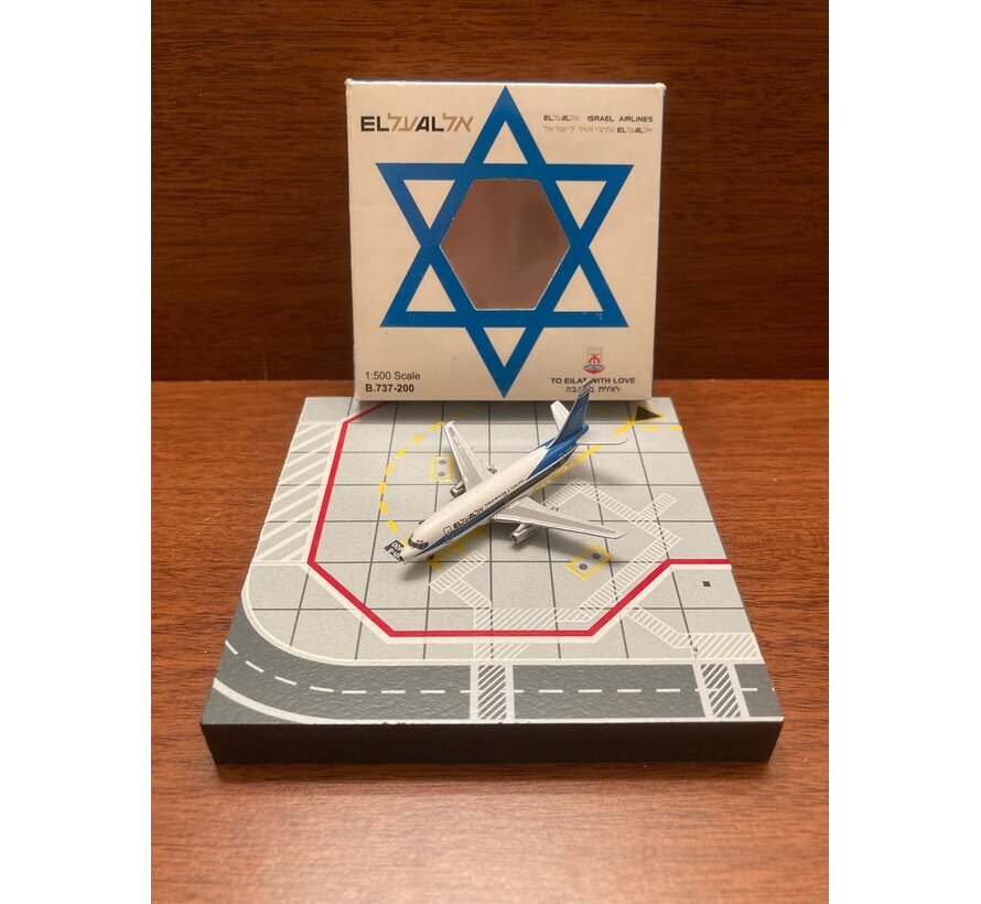 BigBird B737-200 EL AL 4X-ABN "To Eliat With Love" 1:500**Collection sale
