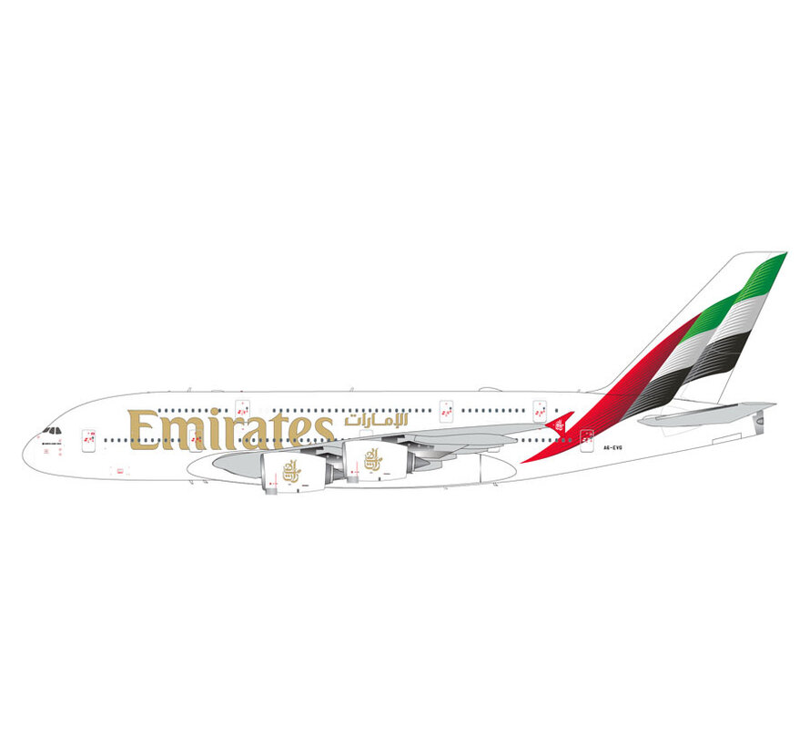 A380-800 Emirates new livery 2023 A6-EVG 1 :200