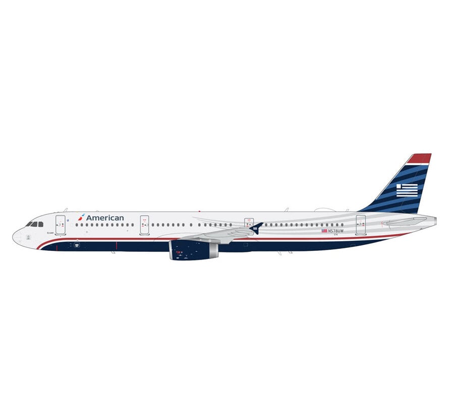 A321-200 American Airlines N578UW "US Airways" heritage; upgrade stand 1:200 *Pre-Order