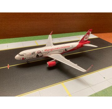 JC Wings A320S Air Berlin '#flyinghomeforchristmas' D-ABNM 1:200 **Collection sale