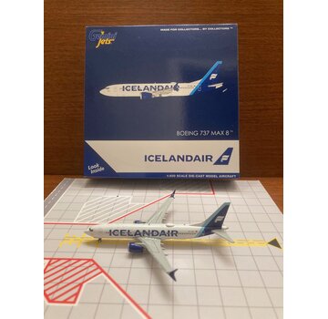 Gemini Jets B737-8 MAX Icelandair new colours 2022 blue TF-ICE 1:400**Collection sale