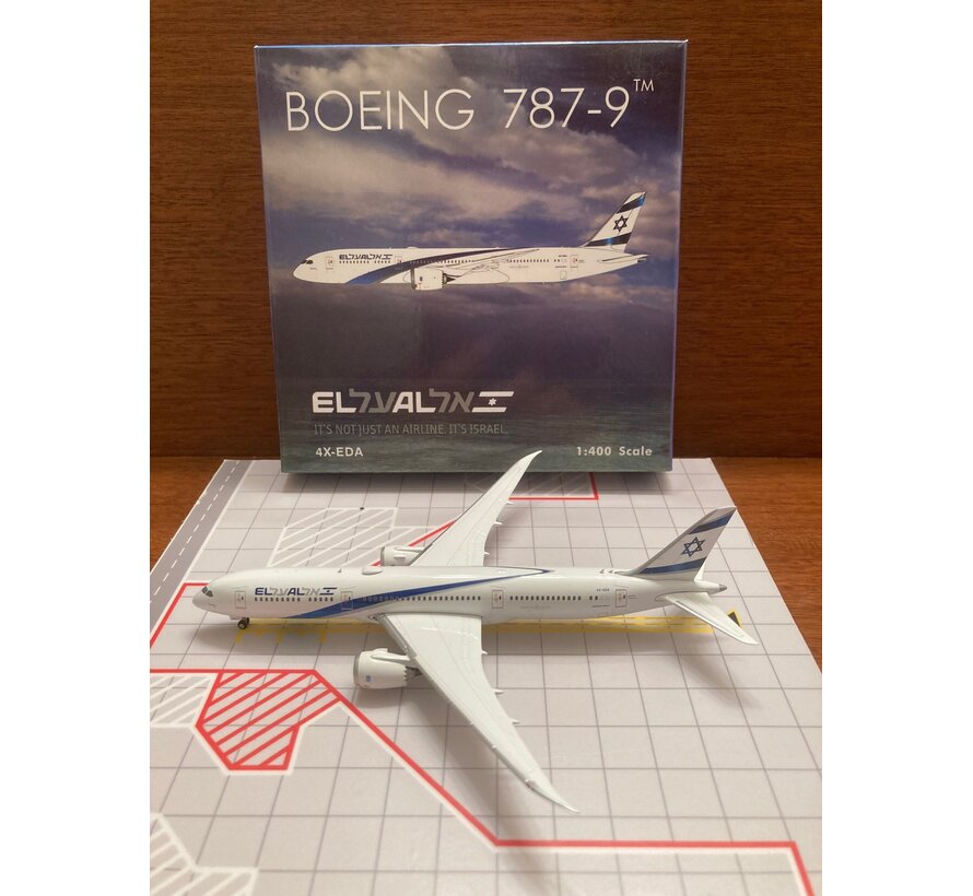 B787-9 Dreamliner ElAl New Livery 4X-EDA 1:400**Discontinued**
