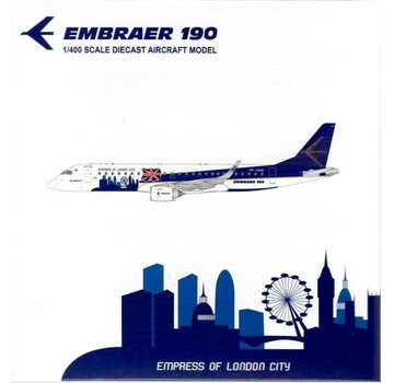 JC Wings ERJ190-100STD Embraer 'Empress of London City' PP-XMA 1:400 **Collection sale