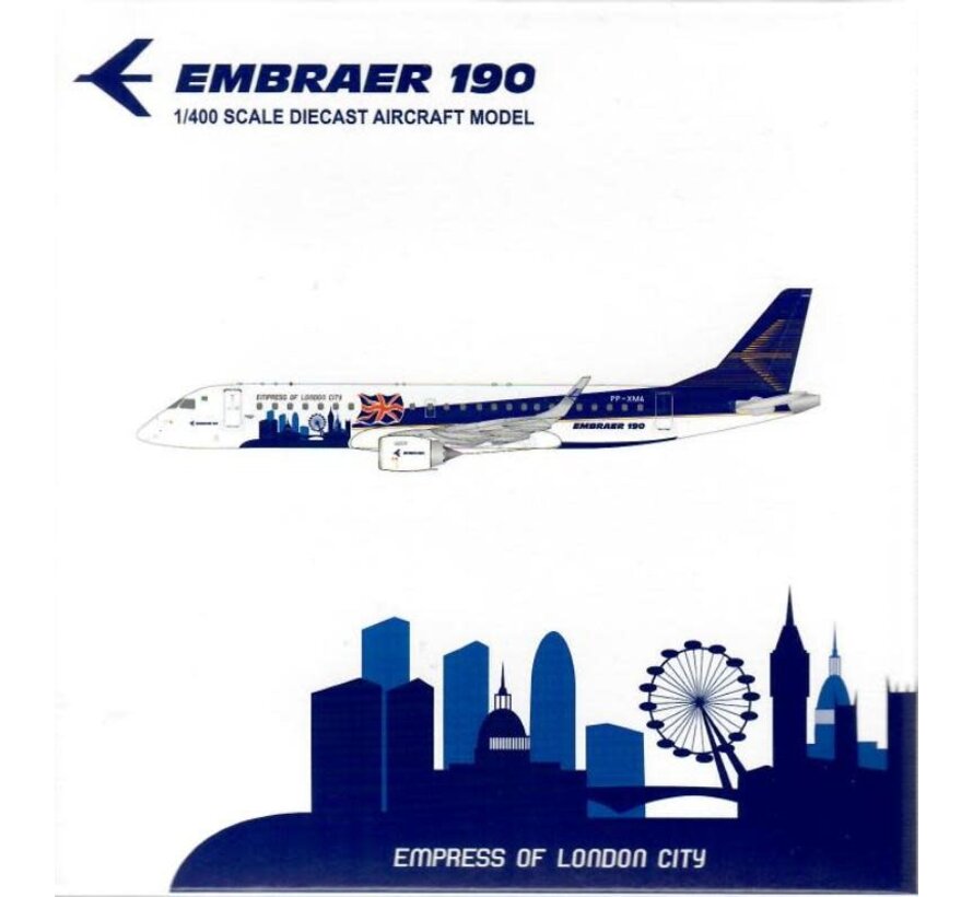 ERJ190-100STD Embraer 'Empress of London City' PP-XMA 1:400 **Collection sale