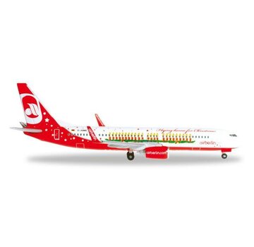 Herpa B737-800W Air Berlin D-ABMS 'Flying Home For Christmas' 1:500**Collection sale