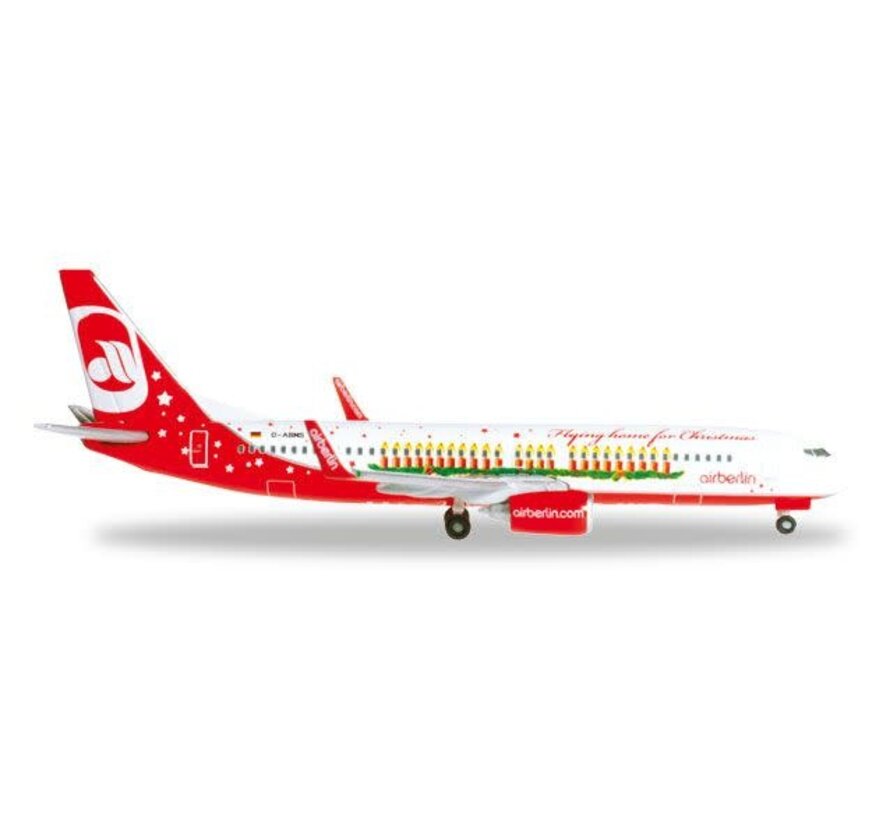 B737-800W Air Berlin D-ABMS 'Flying Home For Christmas' 1:500**Collection sale
