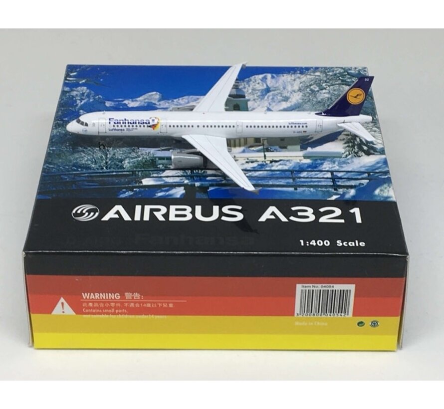 A321 Lufthansa Fanhansa D-AIDG FIFA World Cup 2014 1:400**Collection sale