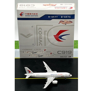 JC Wings COMAC C919 China Eastern Airlines First Commercial Flight to HK B-657T 1:400 +New Arrival+