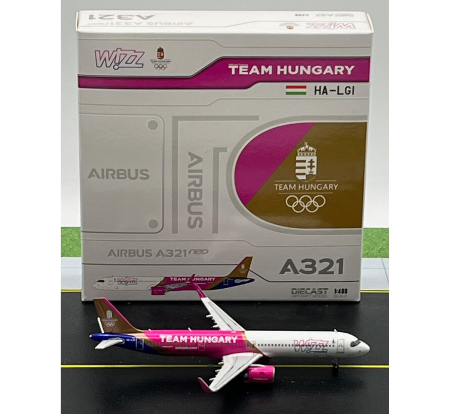 A321neo Wizz Air Team Hungary HA-LGI 1:400 +New Arrival+