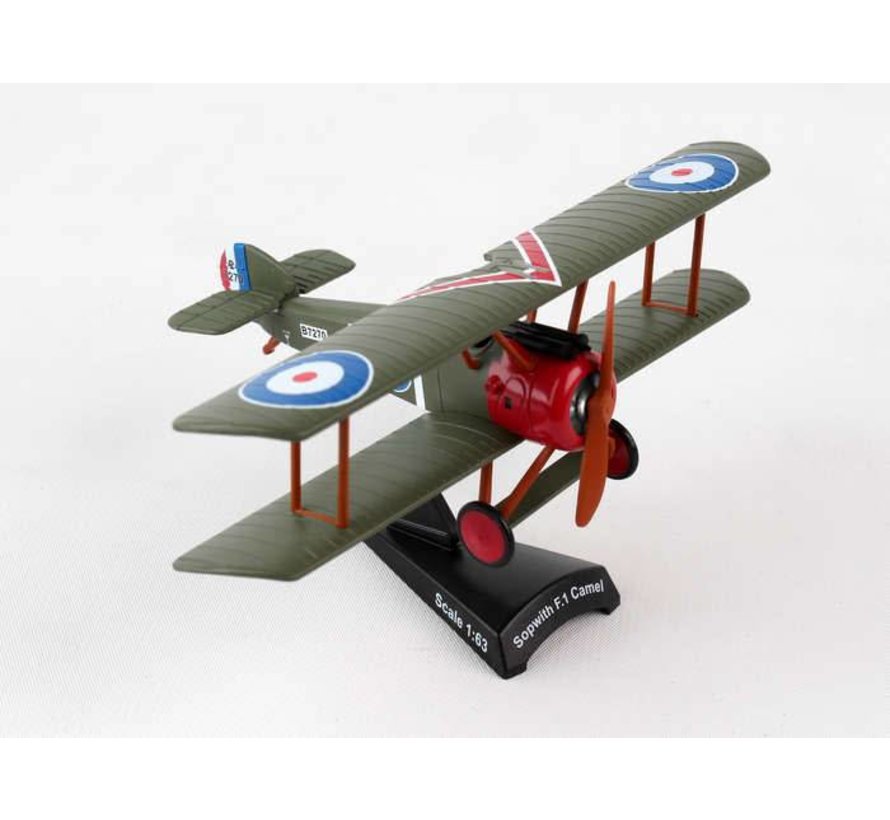 Sopwith Camel RFC Roy Brown 1:63 with stand