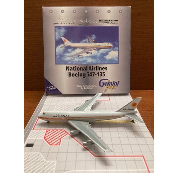 Gemini Jets B747-135 National N77772 1:400**Collection sale